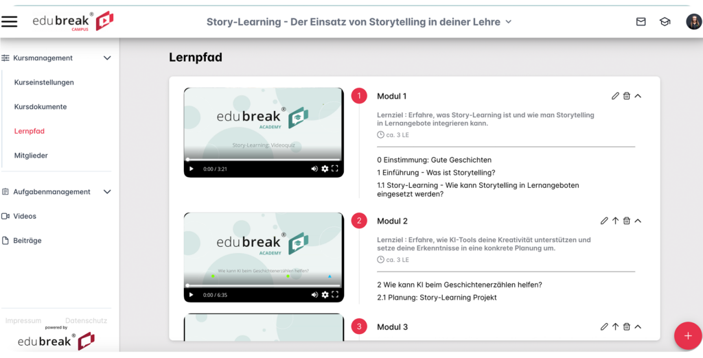Lernpfad E-Learning
